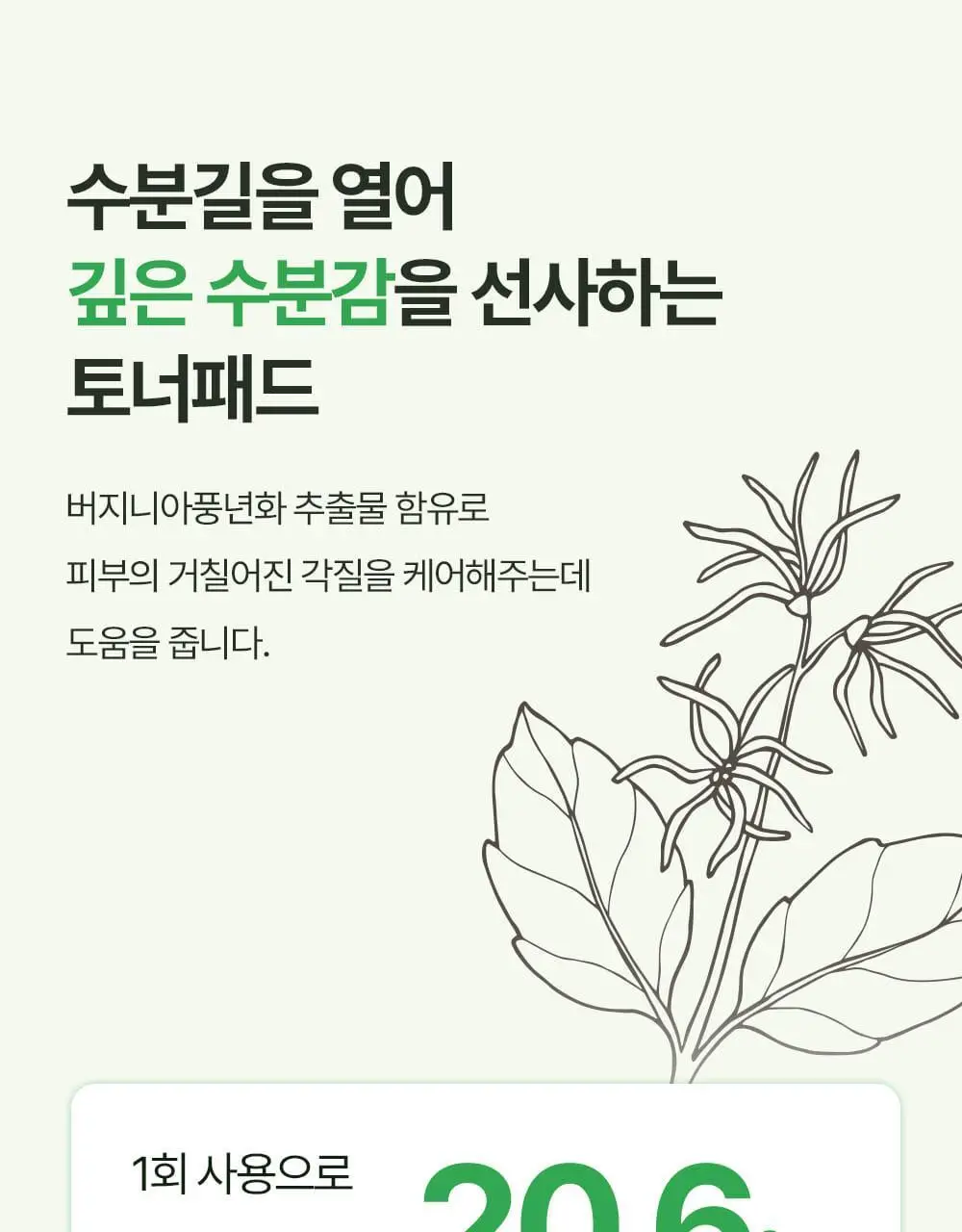 [화잘먹패드] 야다 선인장 토너패드 (본품 60매+10매 추가 증정) 상세페이지 8